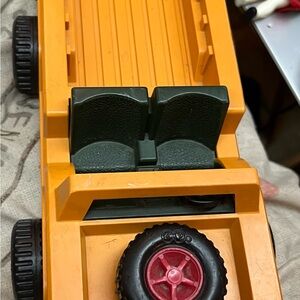 VINTAGE Fisher Price Adventure People 1975 safari truck jeep vehicle #304